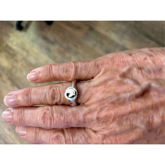 Ring, Horse Head Sterling Silver Ring, New, size 7, Hand Made, Artisan, Unique - Picture 5 of 7